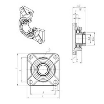 Bantalan ESF203 SNR