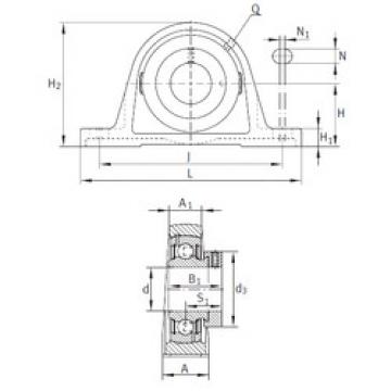 Bantalan PASE1-7/16 INA