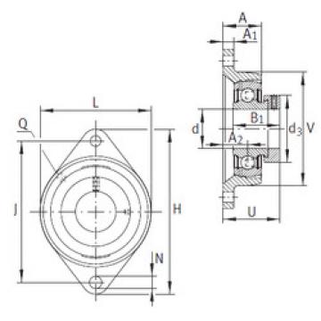 Bantalan PCFT15 INA