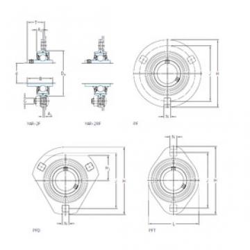 Bantalan PF 40 RM SKF