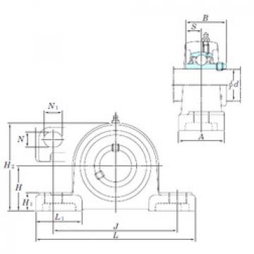 Bantalan UCP208-25SC KOYO