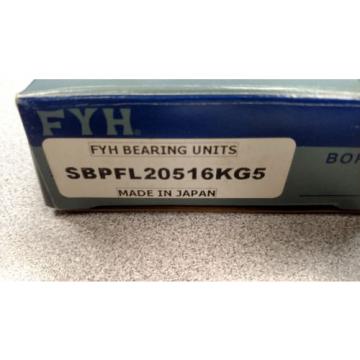 TWO (2) FYH BEARING UNITS SBPFL20516KG5