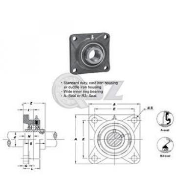 25 mm Square Flange Units Cast Iron UCFS205 Mounted Bearing UC205 + FS205 QTY:1