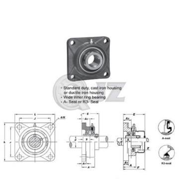 2 in Square Flange Units Cast Iron UCF211-32 Mounted Bearing UC211-32+F211