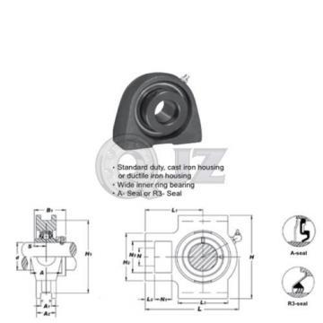 55 mm Take Up Units Cast Iron HCT211-34 Mounted Bearing HC211-34+T211 New QTY:1