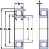 Bantalan NJ 213 ECP SKF