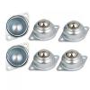 6pcs 48x32mm Flange Mount Conveyor Roller Ball Bearings Transfer Units