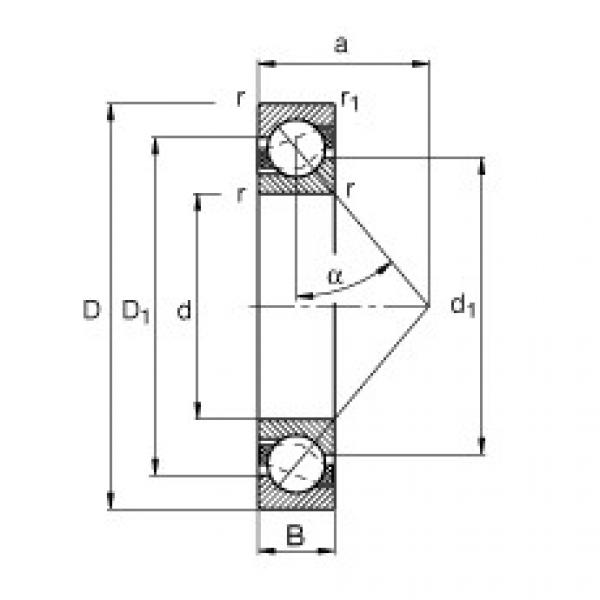 Bantalan 71811-B-TVH FAG #1 image