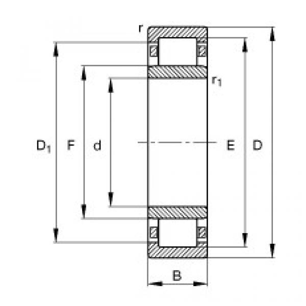 Bantalan NU19/710-TB-M1 FAG #1 image