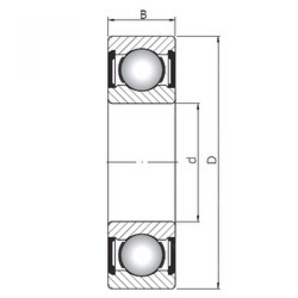 Bantalan 61810 ZZ ISO #1 image