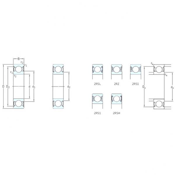 Bantalan 6201-2Z SKF #1 image