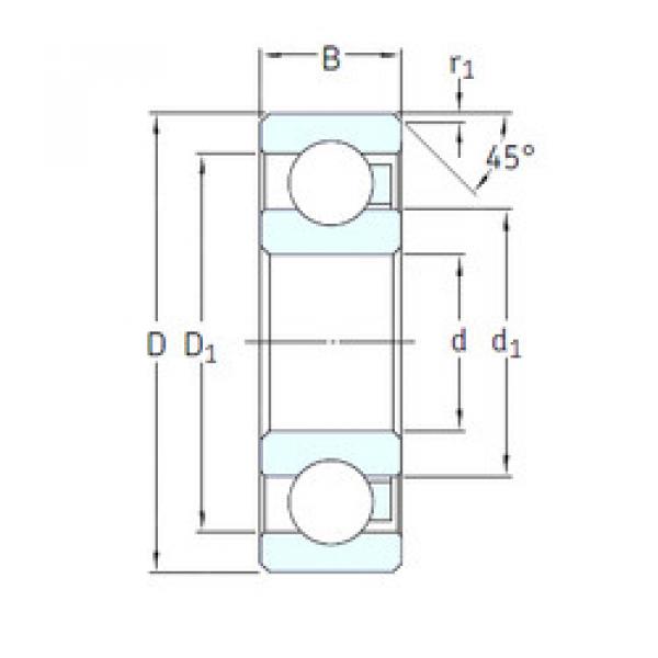 Bantalan 6006/HR22Q2 SKF #1 image