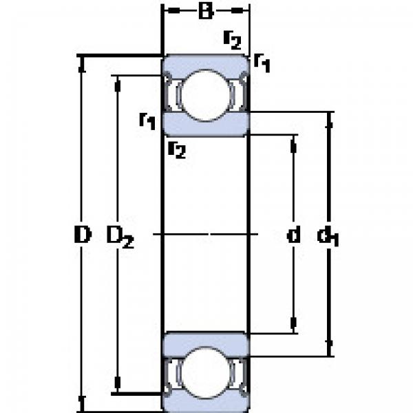 Bantalan 6209-2Z SKF #1 image