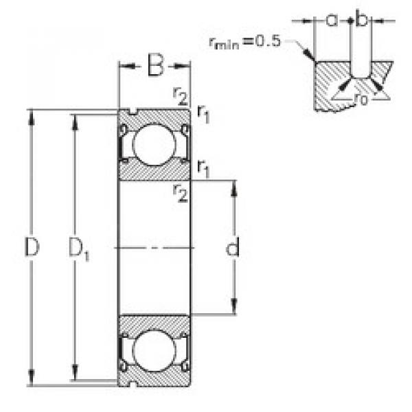 Bantalan 6311-2Z-N NKE #1 image