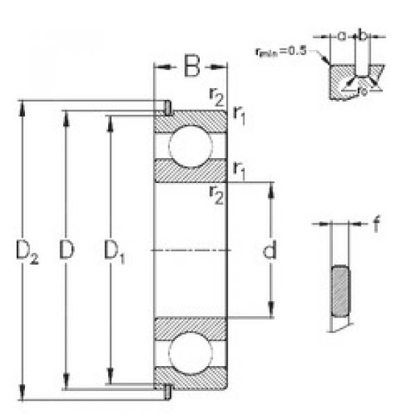 Bantalan 6204-NR NKE #1 image