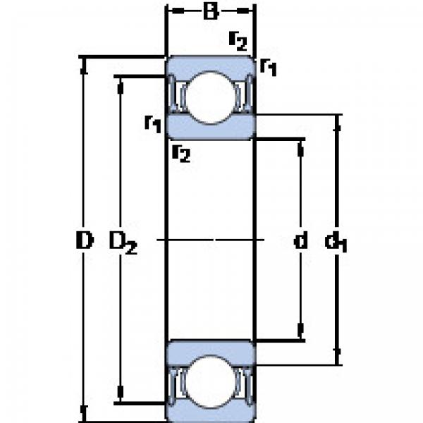 Bantalan W 61706-2RZ SKF #1 image