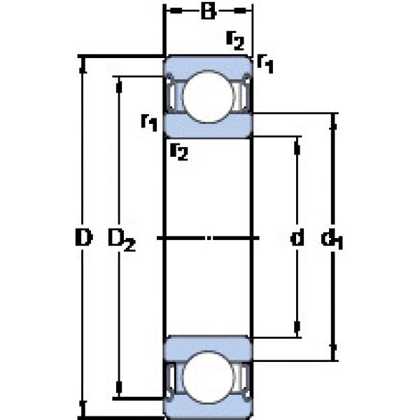 Bantalan 6310-2Z/VA228 SKF #1 image