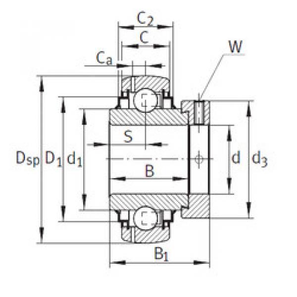 Bantalan GE90-KRR-B-FA164 INA #1 image