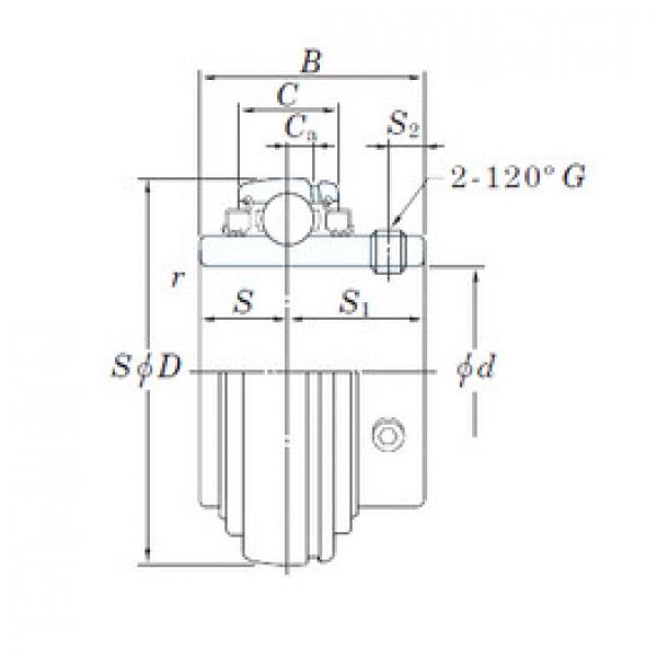 Bantalan UC208-25L3 KOYO #1 image