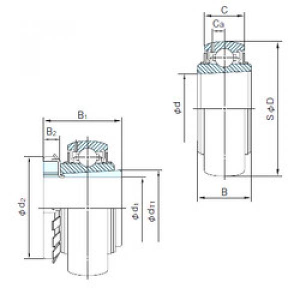 Bantalan UK211+H2311 NACHI #1 image