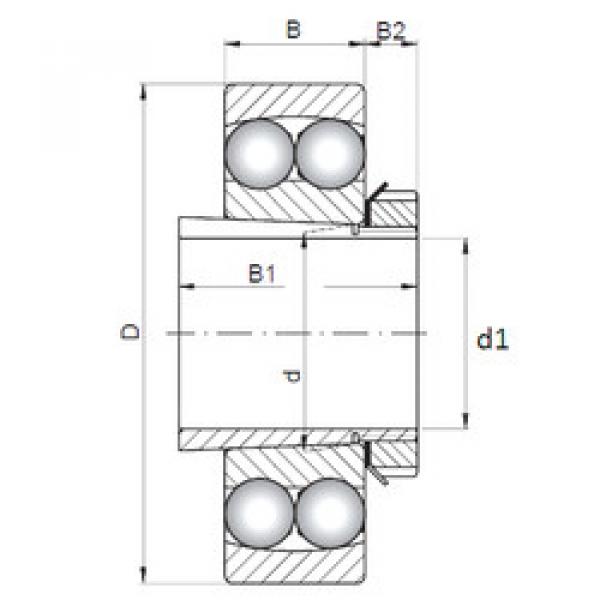 Bantalan 2206K-2RS+H306 CX #1 image