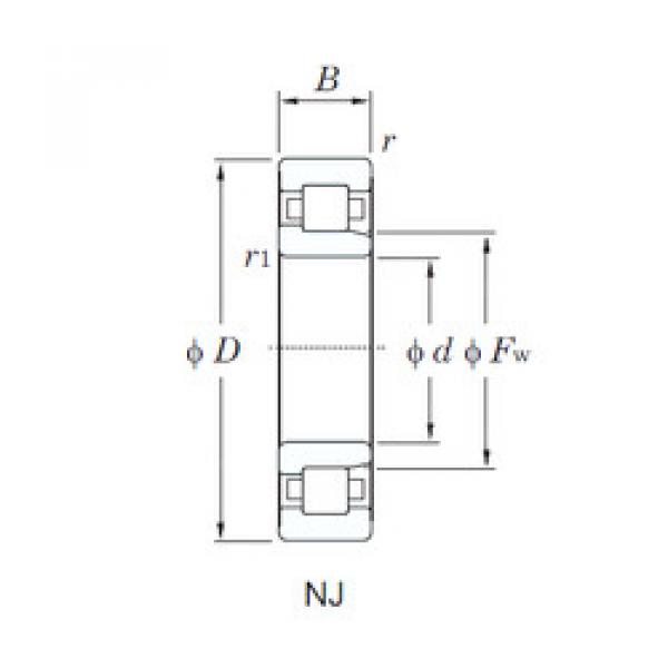 Bantalan NJ212R KOYO #1 image