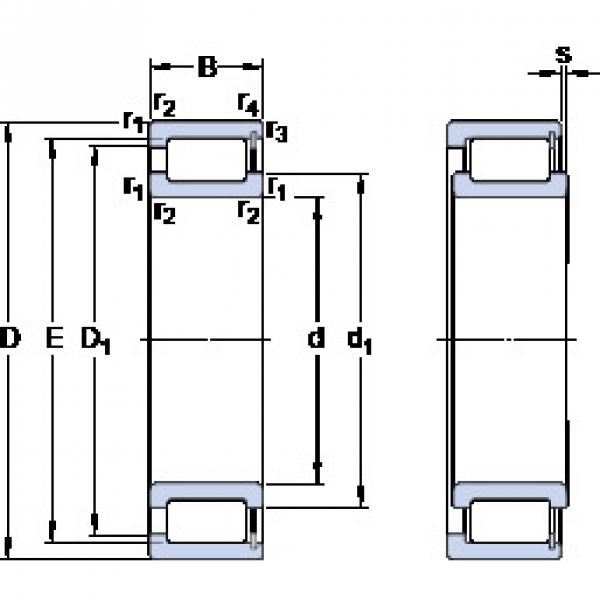 Bantalan NCF 3036 CV SKF #1 image