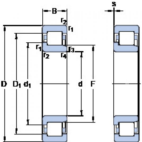 Bantalan NJ 213 ECP SKF #1 image