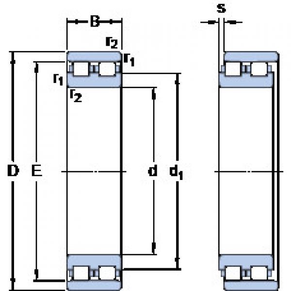 Bantalan NN 3020 TN9/SP SKF #1 image