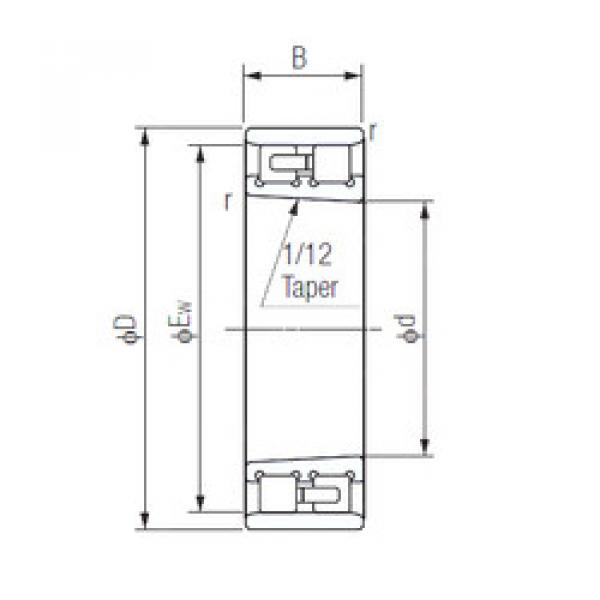 Bantalan NN3021K NACHI #1 image