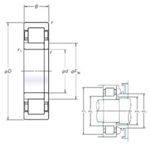 Bantalan NUP316EM NSK #1 image