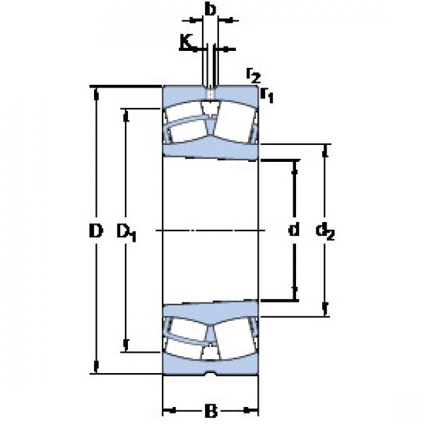 Bantalan 23124 CCK/W33 SKF #1 image