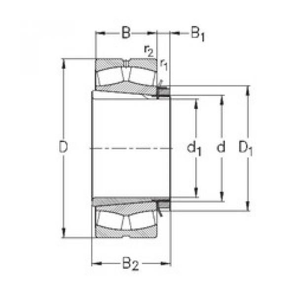 Bantalan 23240-K-MB-W33+H2340 NKE #1 image