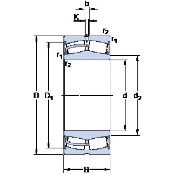 Bantalan 22244-2CS5/VT143 SKF #1 image