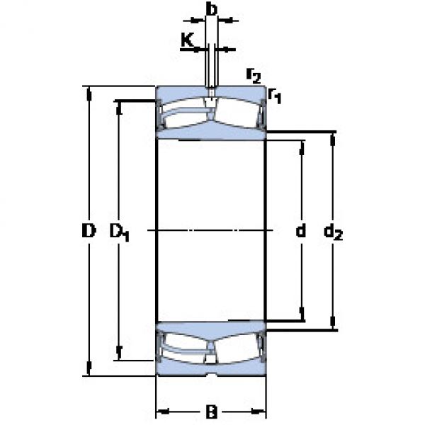 Bantalan 23164-2CS5K/VT143 SKF #1 image