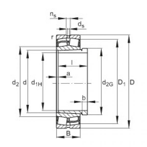 Bantalan 23044-E1-K + AH3044G FAG #1 image