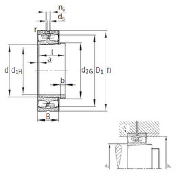 Bantalan 24176-B-K30+AH24176 FAG #1 image