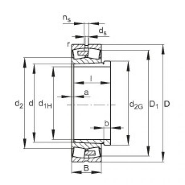 Bantalan 23160-E1A-K-MB1 + AH3160G FAG #1 image