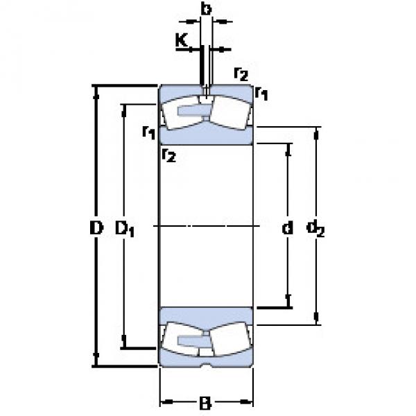 Bantalan 231/800 CA/W33 SKF #1 image