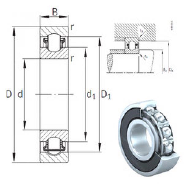 Bantalan BXRE204-2RSR INA #1 image