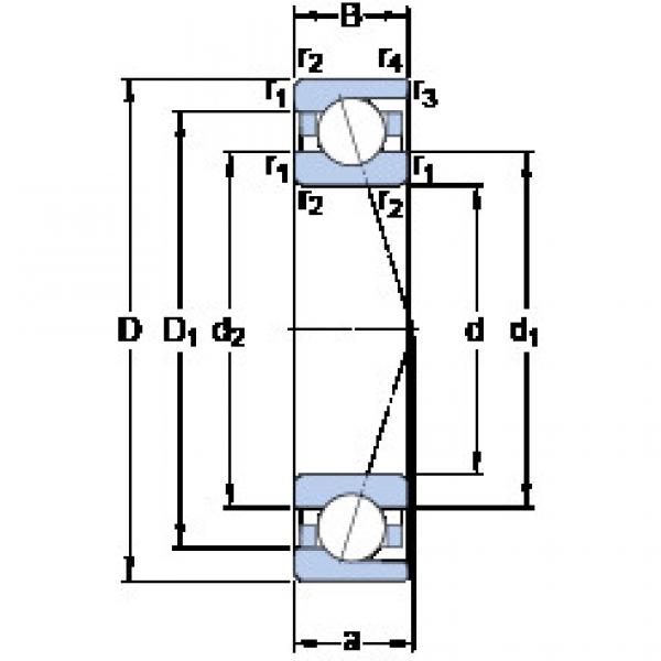 Bantalan 7006 ACD/HCP4A SKF #1 image