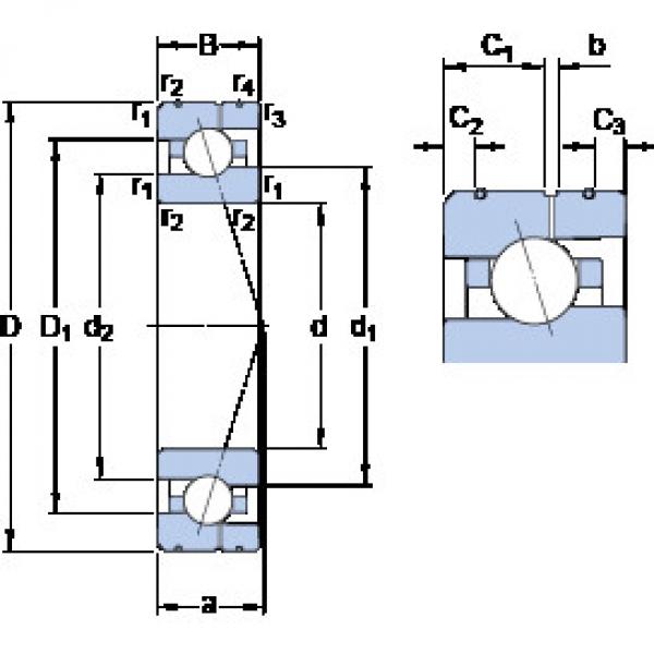 Bantalan 7012 ACE/P4AL SKF #1 image