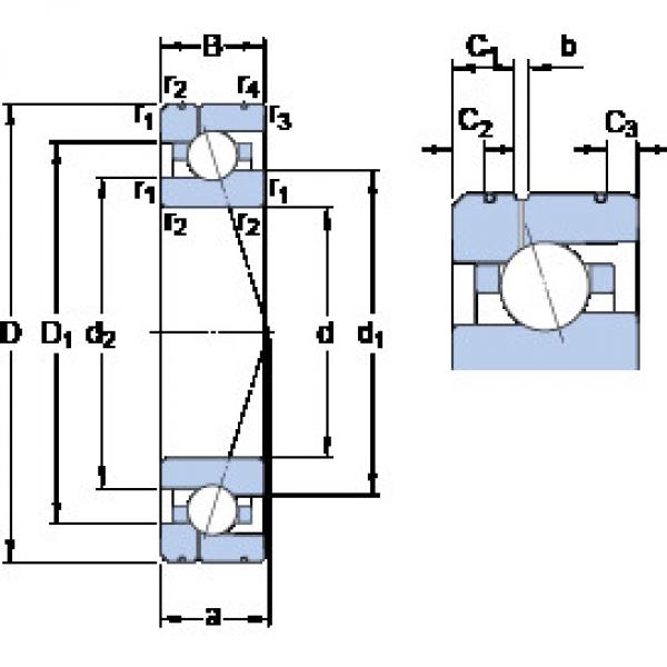 Bantalan 7009 ACE/P4AL1 SKF #1 image