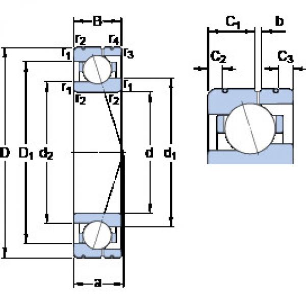 Bantalan 71906 ACE/HCP4AL SKF #1 image