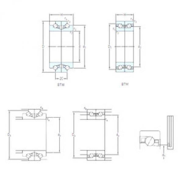 Bantalan BTM 95 ATN9/HCP4CDB SKF #1 image