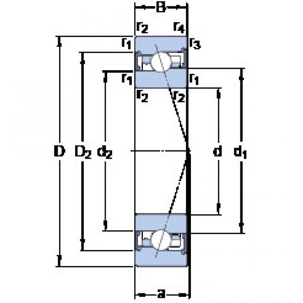 Bantalan S7006 FW/HC SKF #1 image