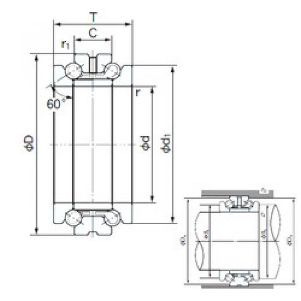 Bantalan 114TAD20 NACHI #1 image