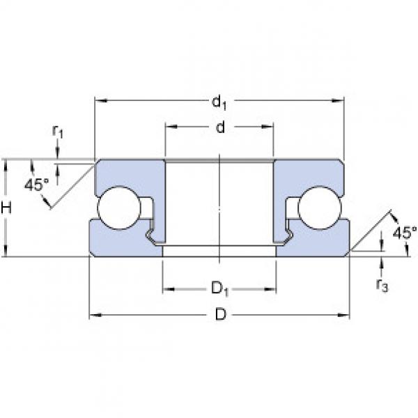 Bantalan 51200 V/HR11Q1 SKF #1 image