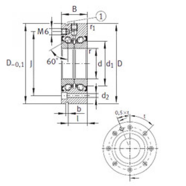 Bantalan ZKLF70155-2Z INA #1 image