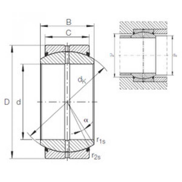 Bantalan GE 90 DO-2RS INA #1 image